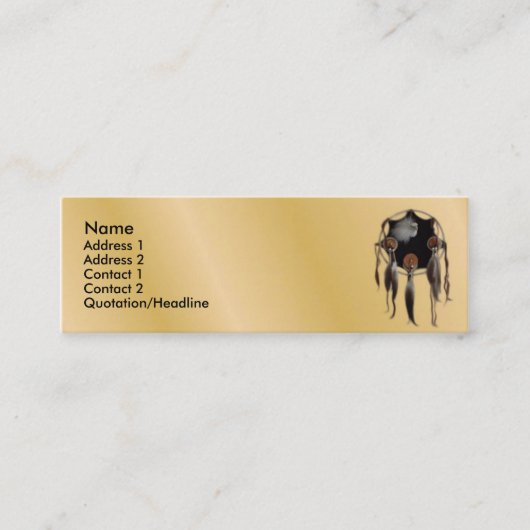 Visite Mini Carte de profil Dreamcatcher (Devant)