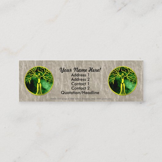 Visite Mini Carte de profil Dryad Medallion (Devant)