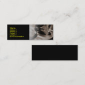 Visite Mini Carte de profil du DJ (Devant / Derrière)