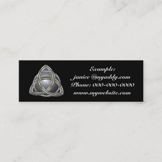 Visite Mini Carte de profil du noeud 2 de trinité (Devant)