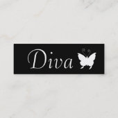Visite Mini Carte de profil du papillon I de diva - (Dos)