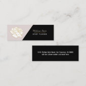 Visite Mini carte de profil du planificateur d'événements avec (Devant / Derrière)