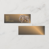 Visite Mini Carte de profil Elephant (Devant / Derrière)