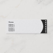 Visite Mini Carte de profil Filmstrip (Dos)