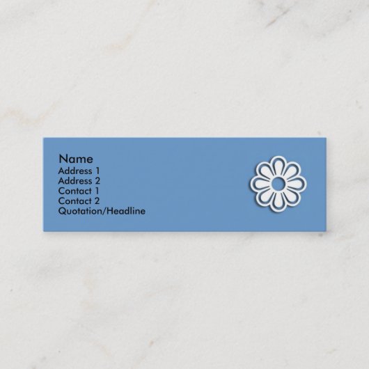 Visite Mini Carte de profil FlowCreek (Devant)