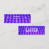 Visite Mini Carte de profil Gaffer (Devant / Derrière)