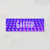 Visite Mini Carte de profil Gaffer (Dos)