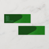 Visite Mini Carte de profil Gris vert grès (Devant / Derrière)