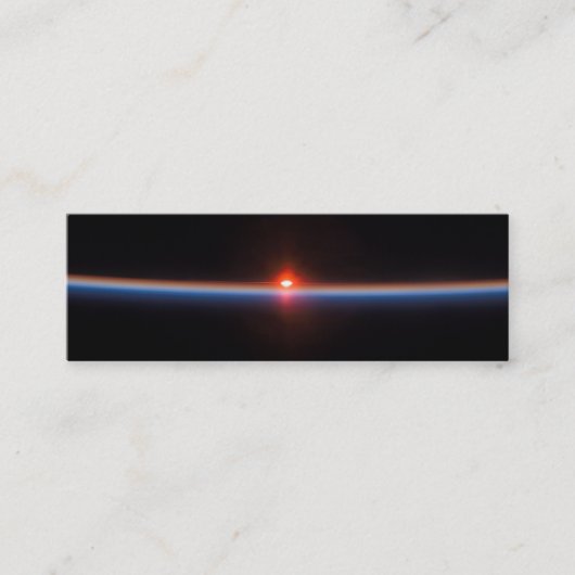 Visite Mini Carte de profil Horizon de la Terre (Devant)