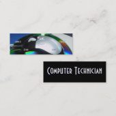 Visite Mini Carte de profil I du technicien informatique (Devant / Derrière)