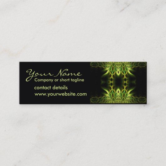 Visite Mini Carte de profil Lotus fractale (Devant)