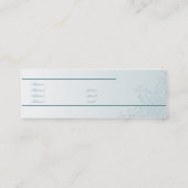 Visite Mini Carte de profil - mince (Dos)