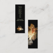 Visite Mini Carte de profil mince Lionfish (Devant / Derrière)