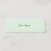 Visite Mini Carte de profil nature (Dos)