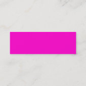 Visite Mini Carte de profil Neon Rose (Dos)