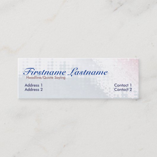 Visite Mini Carte de profil Pasoflora (Devant)