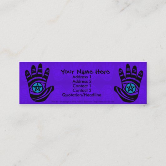 Visite Mini Carte de profil Pentacle Hands 2 (Devant)