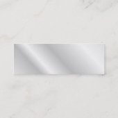 Visite Mini Carte de profil Piano Blanc (Dos)