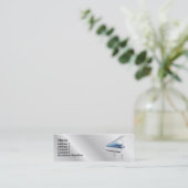 Visite Mini Carte de profil Piano Blanc (Debout devant)