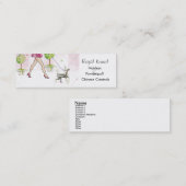 Visite Mini Carte de profil professionnelle Chien de Chien san (Devant / Derrière)