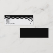 Visite Mini Carte de profil professionnelle classique (Devant / Derrière)
