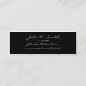 Visite Mini Carte de profil senior avec vos photos (Dos)