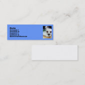 Visite Mini Carte de profil Siamese Kittens (Devant / Derrière)