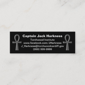 Visite Mini Carte de profil Silver