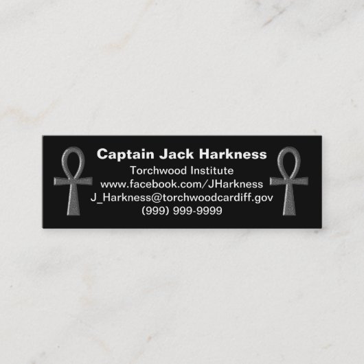 Visite Mini Carte de profil Silver (Devant)