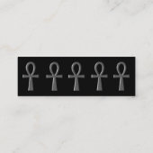 Visite Mini Carte de profil Silver (Dos)