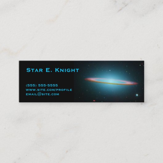 Visite Mini Carte de profil Sombrero Galaxy (Devant)