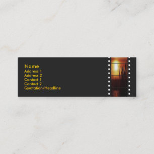 Visite Mini Carte de profil Sunset Filstrip