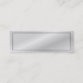 Visite Mini Carte de profil transparent de fermeture bleue (Dos)