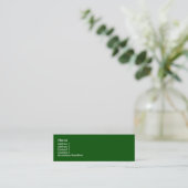 Visite Mini Carte de profil verte (Debout devant)