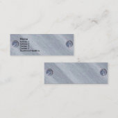 Visite Mini Carte de profil Vis métalliques (Devant / Derrière)