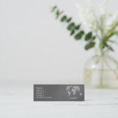 Visite Mini Carte de profil World Map (Debout devant)