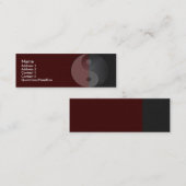 Visite Mini Carte de profil Yin Yang Sandstone (Devant / Derrière)