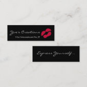 Visite Mini Carte de profil Yve's Creations - personnalisable (Devant / Derrière)