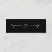 Visite Mini Carte de profil Yve's Creations - personnalisable (Dos)