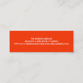 Visite Mini Carte de promo d'horizon (Dos)