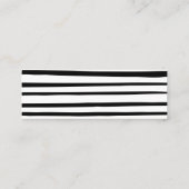 Visite Mini Carte de registre Baby shower simple (Dos)