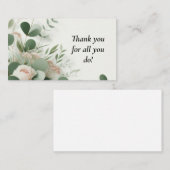 Visite Mini Carte de remerciements (Devant / Derrière)