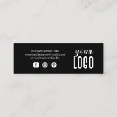 Visite Mini Carte de remerciements circulaire de commande pers (Dos)