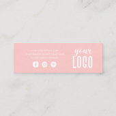 Visite Mini Carte de remerciements circulaire de commande pers (Dos)