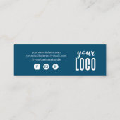 Visite Mini Carte de remerciements circulaire de commande pers (Dos)