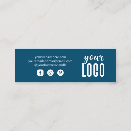 Visite Mini Carte de remerciements circulaire de commande pers (Dos)