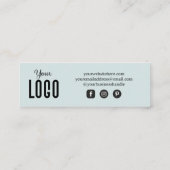 Visite Mini Carte de remerciements de commande personnalisée d (Dos)