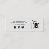 Visite Mini Carte de remerciements de commande personnalisée v (Dos)