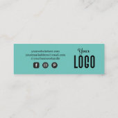 Visite Mini Carte de remerciements de commande personnalisée v (Dos)