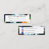 Visite Mini carte de rendez-vous (Devant / Derrière)